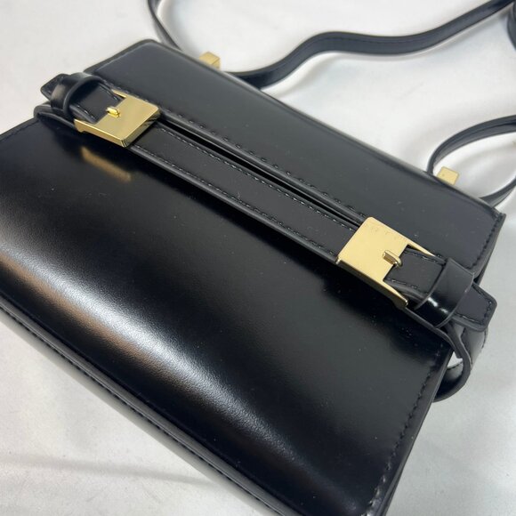 H&M Strap-Detail Crossbody Bag | Black - Picture 4 of 6